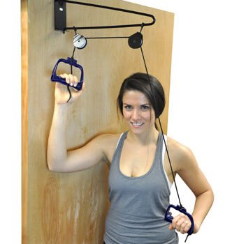 Overdoor Shoulder Pulley Exer Kit Blue Jay Brand