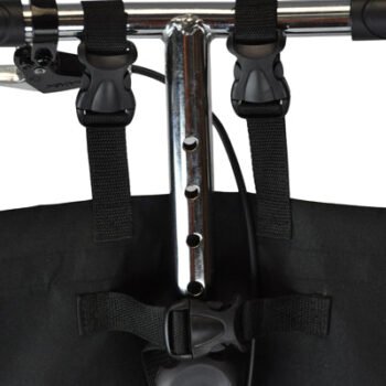 HOLD MY STUFF Personal Carry Bag for Knee Scooters Blue Jay - Image 2