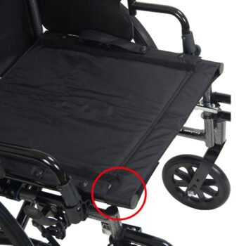 K3 Wheelchair Ltwt 20 w/DDA & ELR Cruiser III - Image 2