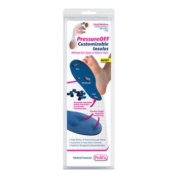 PressureOFF Customizable Sys7 Insole Retach Pegs Med Left - Image 2