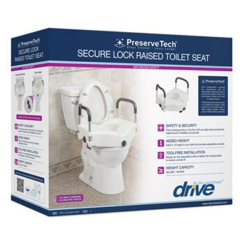PreserveTech Secure Lock Raised Toilet Seat (each) - Image 6