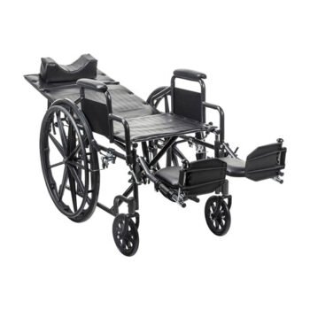 Silver Sport Recliner WC with Vinyl Upholstery/DDA 16 - Image 2
