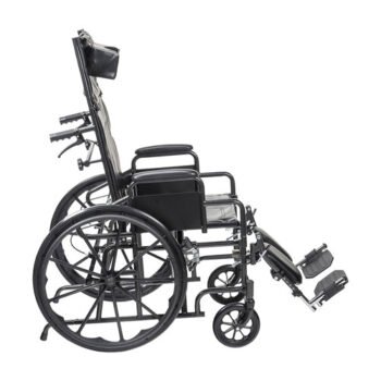 Silver Sport Recliner WC with Vinyl Upholstery/DDA 16 - Image 3